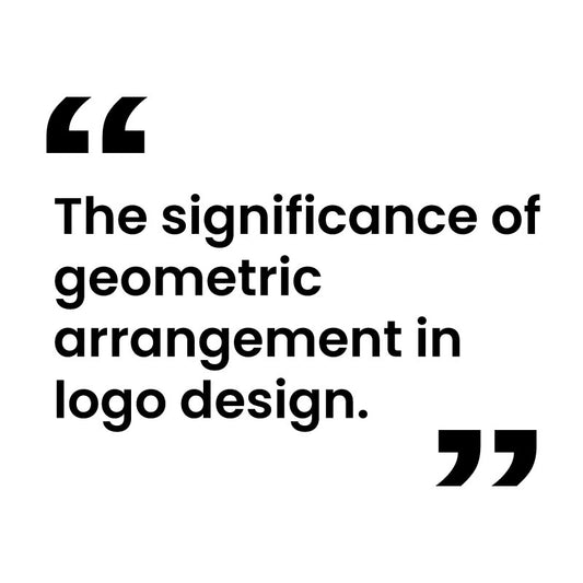 The significance of geometric arrangement in logo design